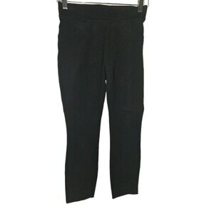 Spanx By Sara Blakely Cropped Pants‎ Black High Rise Women's Size XS